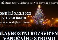 Rozsvícení vánočního stromu s Mikulášem - Brno...