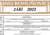 Program Kina Bohuňovice na září 2022