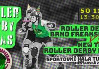 Roller Derby zápas Brno Freakshow vs. New Town Roller Derby