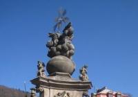 Sloup se sousoším Nejsvětější Trojice, Karlovy Vary