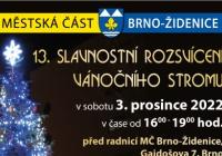 Rozsvícení vánočního stromu - Brno Židenice