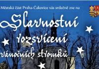 Rozsvícení vánočního stromu - Praha Čakovice