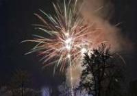 Novoroční ohňostroj - Veselí nad Moravou 