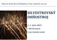 Silvestrovský ohňostroj - Horní Moštěnice