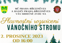 Rozsvícení vánočního stromu s Mikulášem 2023 - Praha Březiněves
