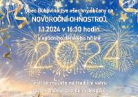 Novoroční ohňostroj 2024 - Bukovina