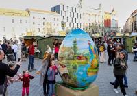 Velikonoční trhy na náměstí Svobody v Brně 