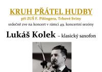 Koncert KPH - Lukáš Kolek (klasický saxofon)
