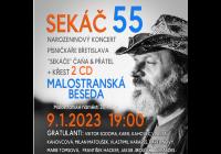 Sekáč 55 Narozeninový koncert písničkáře Břetislava 
