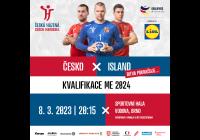 Házená Česká republika - Island Kvalifikace Mistrovství Evropy Házená - muži