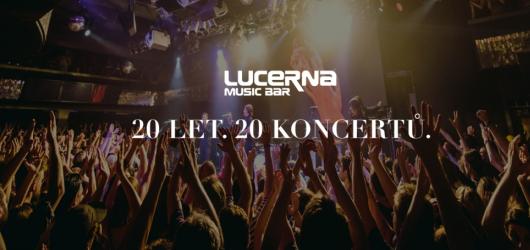 Lucerna Music Bar slaví 20. narozeniny dvacítkou exkluzivních koncertů 