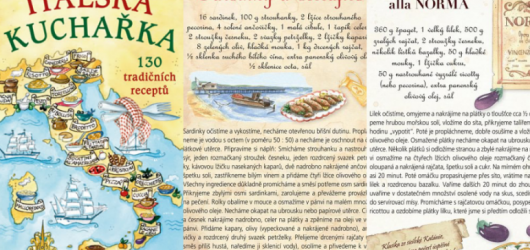 Italská kuchařka: 130 tradičních receptů: Matoucí kniha s neobyčejně pěkným grafickým zpracováním
